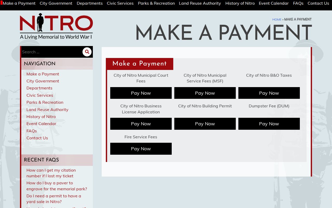 Nitro court docket municipal fee payment link